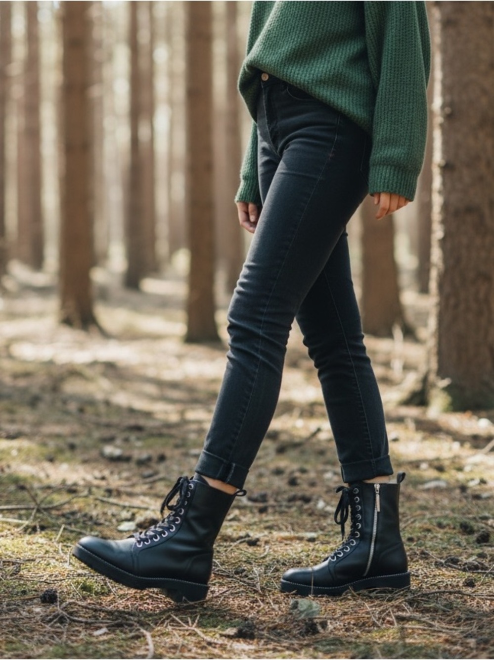 ZARA combat boots
